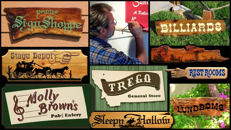 Lunamont Signs ~ Hand-Painted Wood Signs