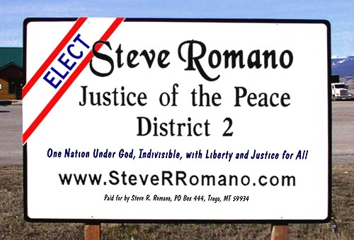 Sample Campaign Sign